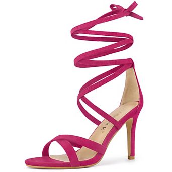 Women's Lace Up Heels Stiletto High Heel Sandals