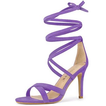 Women's Lace Up Heels Stiletto High Heel Sandals