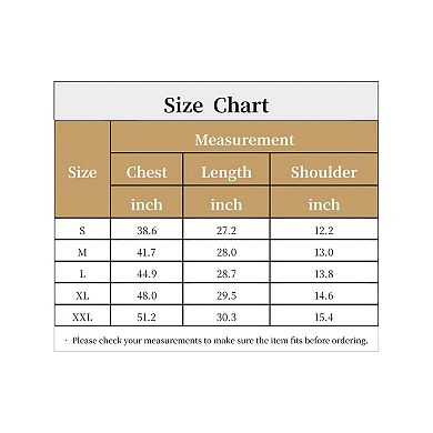 Tank Top for Men's Sleeveless T-Shirt Crew Neck Casual Vest