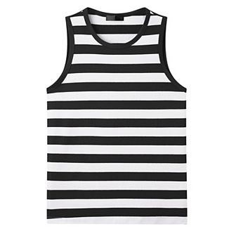 Tank Top for Men's Sleeveless T-Shirt Crew Neck Casual Vest