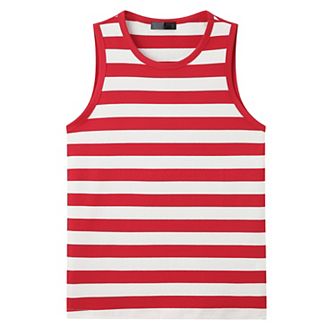 Tank Top for Men's Sleeveless T-Shirt Crew Neck Casual Vest