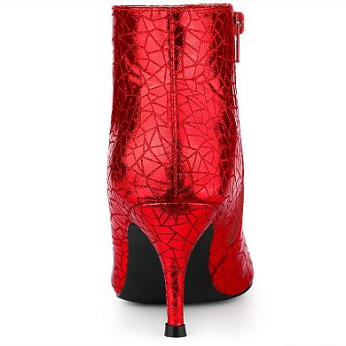 sparkly pointed toe heels