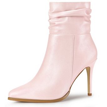 Women's Slouched Pointed Toe Stiletto Heels Ankle Boot
