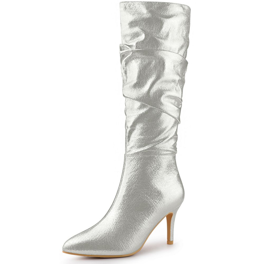 stiletto slouch boots