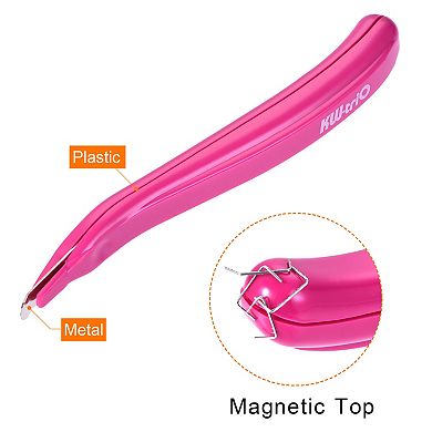Staple Remover Tools, 4 Pack Magnetic Staplers Puller for Office Home Desktop Accessory