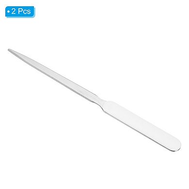 Letter Opener 2 Pcs Stainless Steel Envelope Lightweight Handle Mail Opener for Box Open