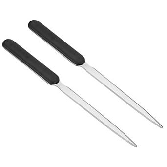 Letter Opener 2 pc Stainless Steel Envelope Lightweight Handle Mail Opener for Box Open