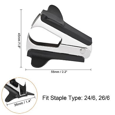 Staple Remover Tools, 6 Pack Staplers Puller Steel Jaw for Office Home Desktop Supply Accessory