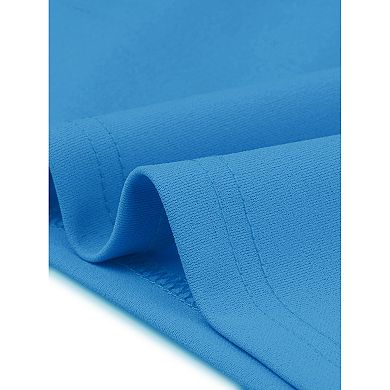 Short Sleeve Work Dress for Women's Summer V Neck Office Dresses