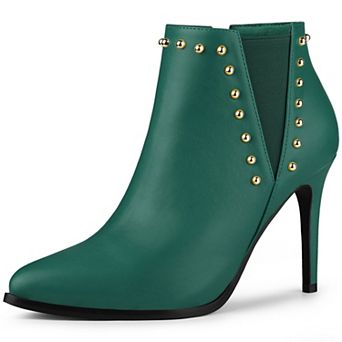 Women's Pointed Toe Stiletto Heels Heel Chelsea Ankle Boots
