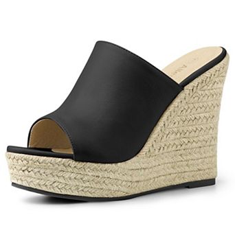 Women's Slip on Platform Sandals Espadrilles Wedges Slides Mules