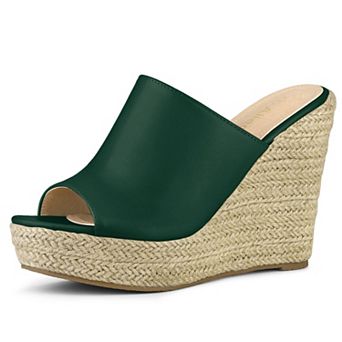 Women's Slip on Platform Sandals Espadrilles Wedges Slides Mules