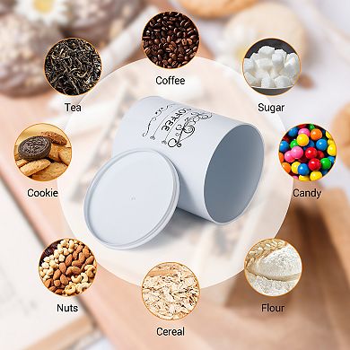 Canister Set for Kitchen Counter, for Coffee, Sugar, Tea Storage, 473oz Total