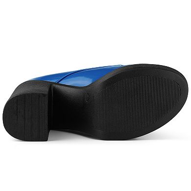 Women's Platform Lace Up Chunky Heel Ankle Boots