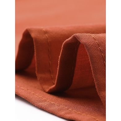 Summer Blouse for Women's Casual Round Neck Cap Sleeve Boho Geometric Printed Top