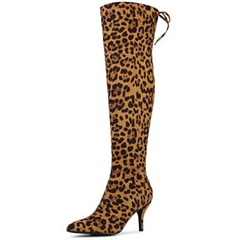 Women's Stiletto Heels Thigh High Over the Knee High Boots