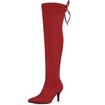 Women's Stiletto Heels Thigh High Over the Knee High Boots