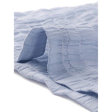 Women's Casual Wide Leg Pants Adjustable Tie Knot Elastic Waist Flowy Pants with Pockets