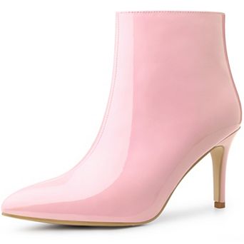 Women's Pointed Toe Stiletto Heel Ankle Heeled Boots