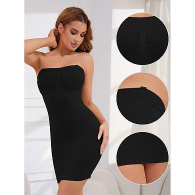 Women's Full Slips Dress with Adjustable Straps Under Dresses Mini Slip Dress