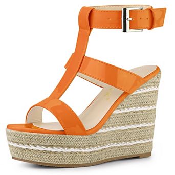 Women's Strappy Espadrille Wedges Platform Sandals