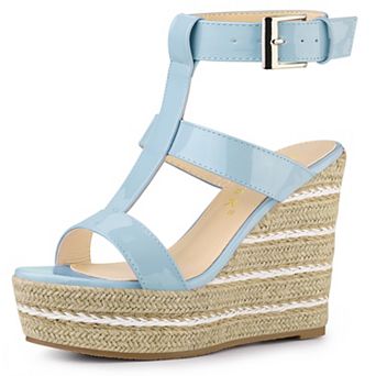 Women's Strappy Espadrille Wedges Platform Sandals
