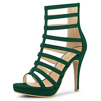 Women's Stiletto Platform Heels Strappy Gladiator Heel Sandals