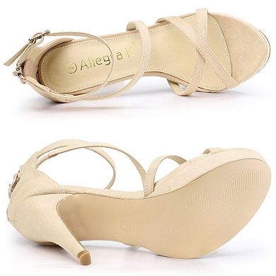 Women's Strappy Platform Stiletto Heels Sandals