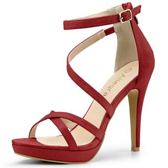 Women's Strappy Platform Stiletto Heels Sandals