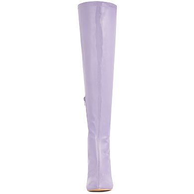 Women's Pointed Toe Stiletto Heels Over The Knee High Boots