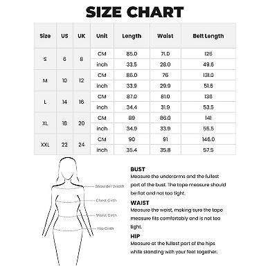 Women's A-Line Skirt with Pockets Elastic High Waist Maxi Skirt