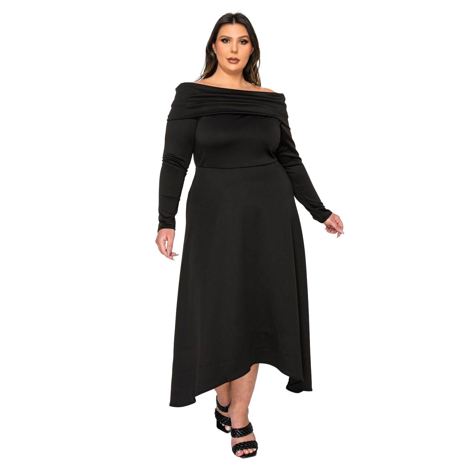 Женские платья Lyra Plus Size Lyra Off Shoulder Maxi Dress