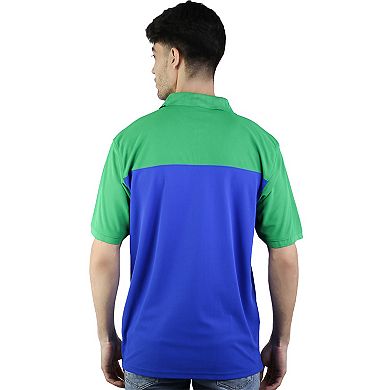 Men's Short Sleeve Regular Fit Colorblock Polo Shirt