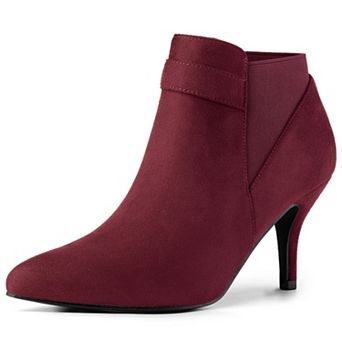 Women's Pointed Toe Stiletto Heel Chelsea Ankle Booties