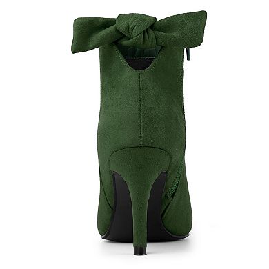 Women's Pointed Toe Stiletto Heel Ankle Boots