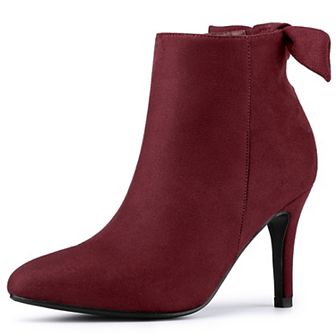 Women's Pointed Toe Stiletto Heel Ankle Boots
