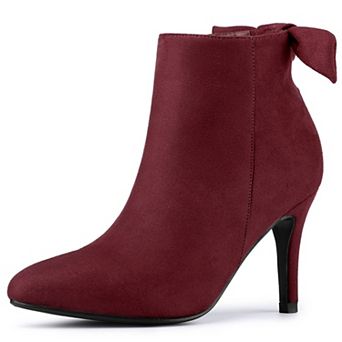 Women's Pointed Toe Stiletto Heel Ankle Boots