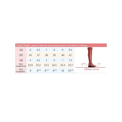 Women's Platform Wedge Chunky Heels Over the Knee Thigh High Boots