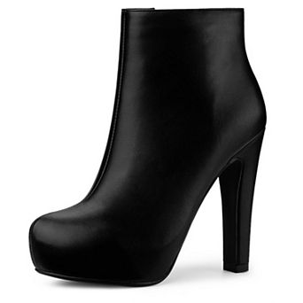 Women's Platform Chunky Heel Ankle Boots