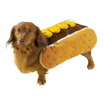 Casual Canine Hot Diggity Dog Mustard Costume