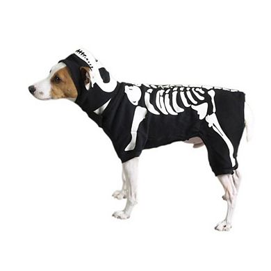 Casual Canine Cotton Glow Bones Dog Costume