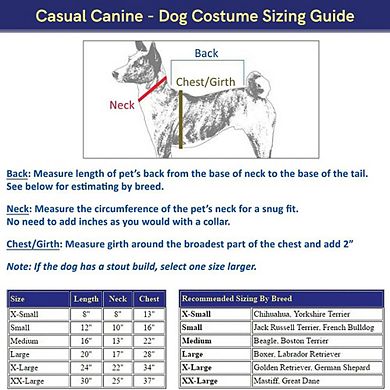 Casual Canine Casual Canine Shark Costume For Dogs