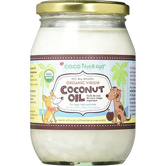 CocoTherapy Organic Coconut Oil, 16 oz for Pets