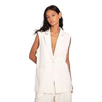 Make It Mine Cream Wool Vest