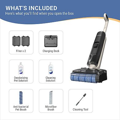 Tineco GO H2O HammerHead Pet MessDetect Cordless Mop & Vacuum