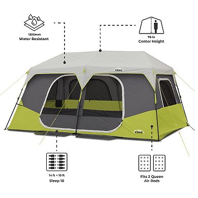 CORE® 10-Person Instant Cabin Tent