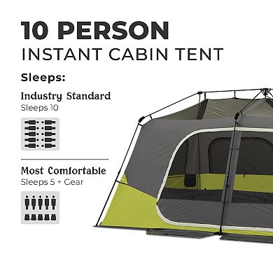 CORE® 10-Person Instant Cabin Tent