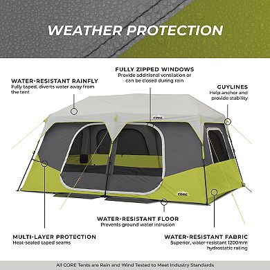 CORE® 10-Person Instant Cabin Tent