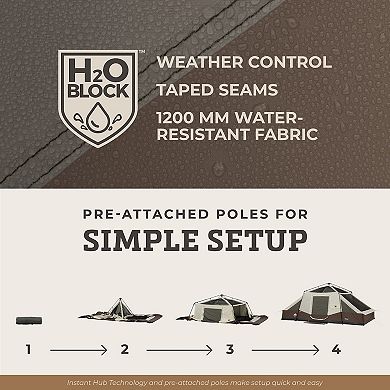 CORE® 10-Person Instant Pyramid Cabin Tent