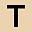 Gold Tone T